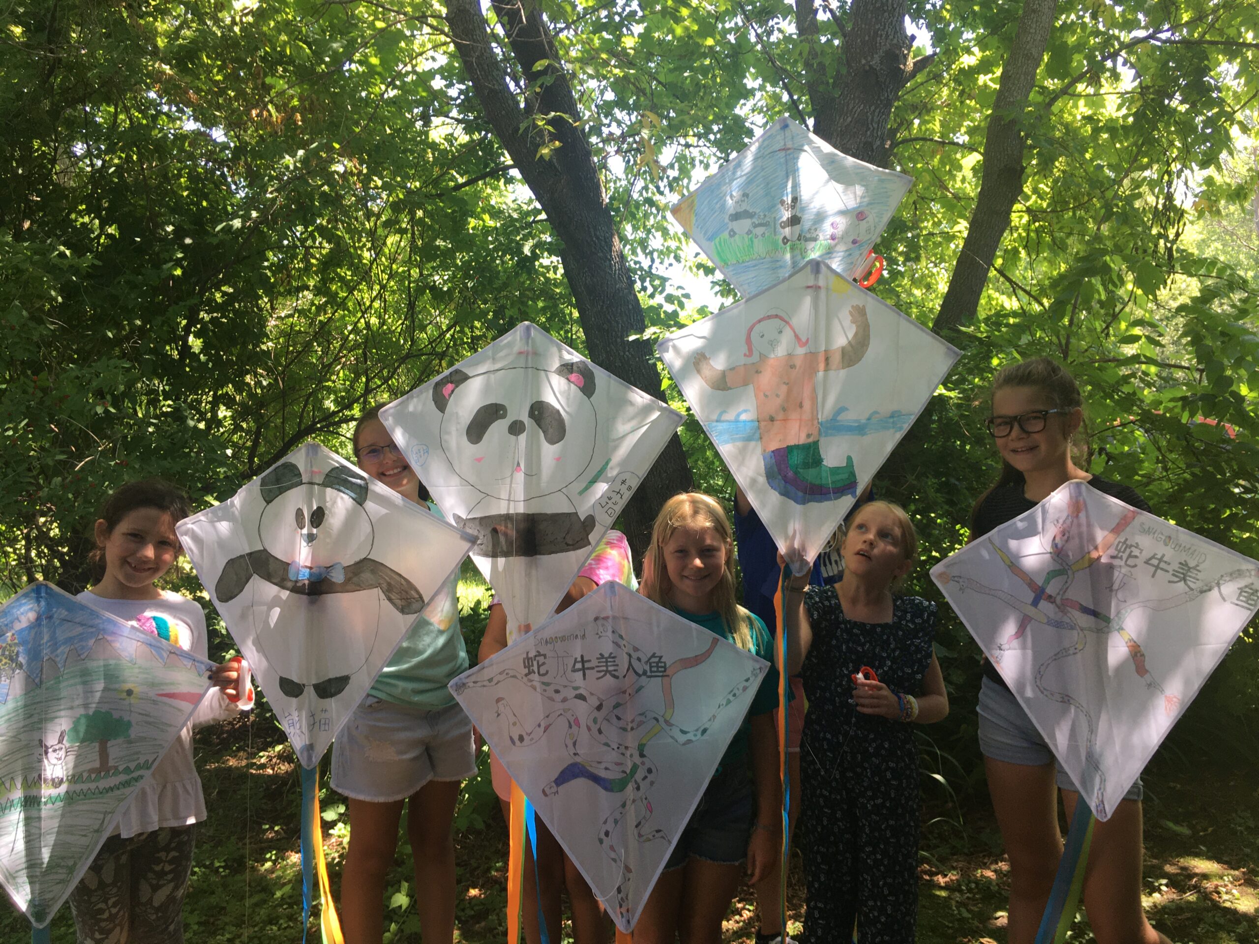 Have Fun with Chinese Kites Summer Camp group