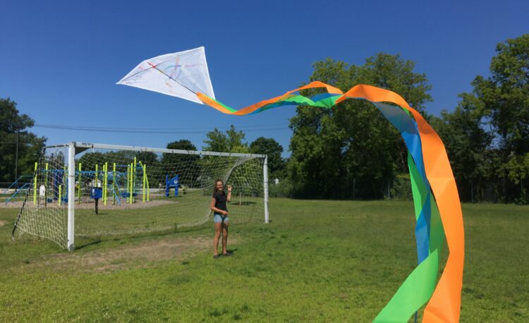 Swanton camp students explore kite design 5